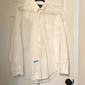Ralph Lauren White Dress Shirt Classic Style Sz. 16.5 X 34/35